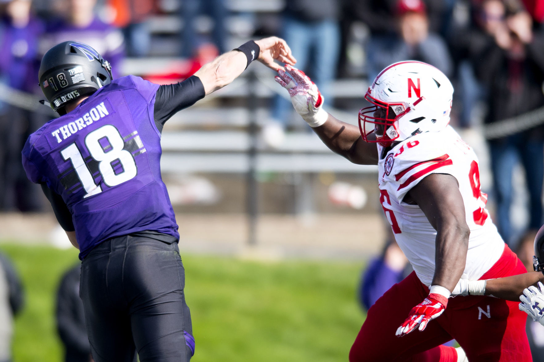 Nebraska vs. Northwestern, 10/13/18